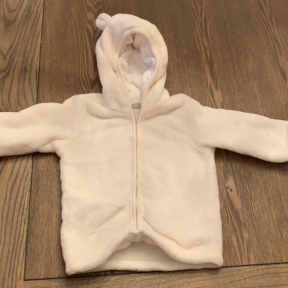 The Children's Place Other - Cream hooded fleece
